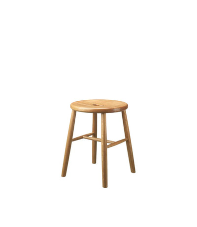 FDB Møbler J27 Stool, Nature Lacquered Oak