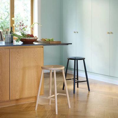 FDB Møbler J27C Counter Stool, Nature Lacquered Oak