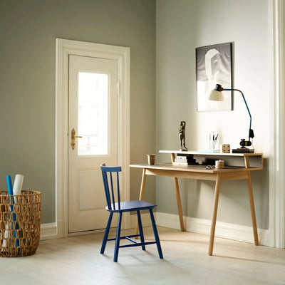 FDB Møbler J46 Dining Chair, Dark Blue Painted Beech
