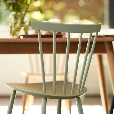 FDB Møbler J46 Dining Chair, Dusty Green Painted Beech