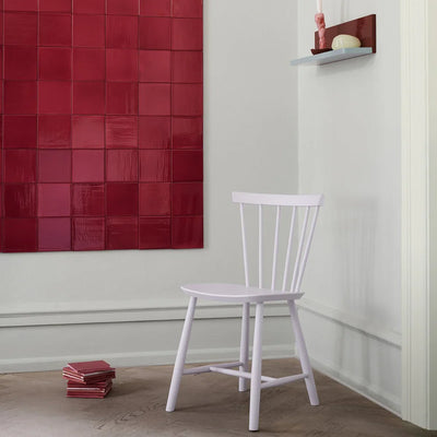 FDB Møbler J46 Dining Chair, Violet Hair Painted Beech