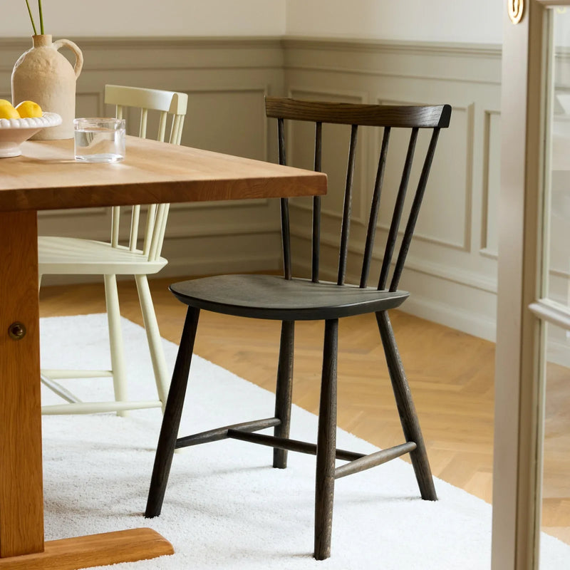 FDB Møbler J46 Dining Chair, Smoked Grey Oiled Oak