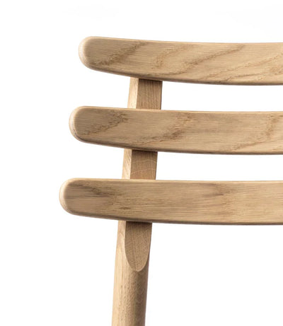 FDB Møbler J48 Chair, Nature Lacquered Oak/Cognac Leather