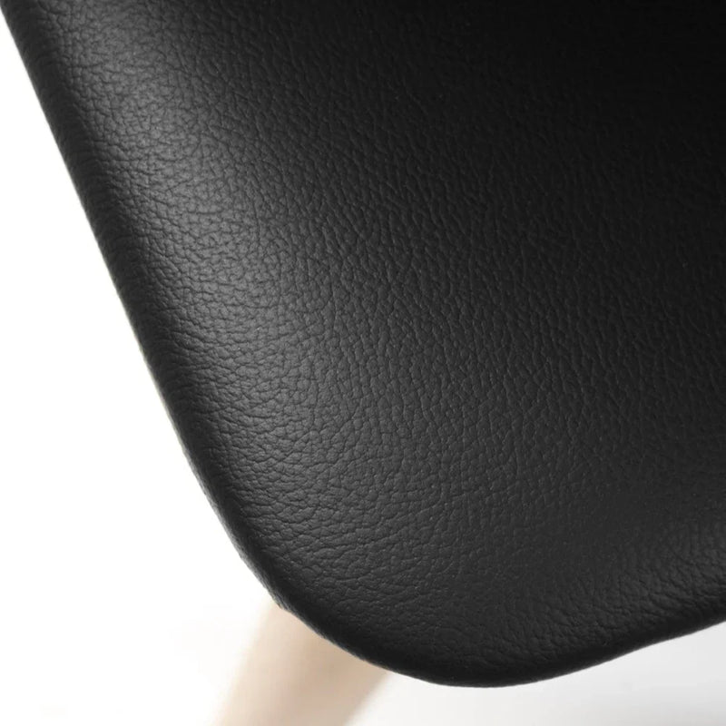 FDB Møbler J48 Chair, Nature Oiled Oak/Black Leather