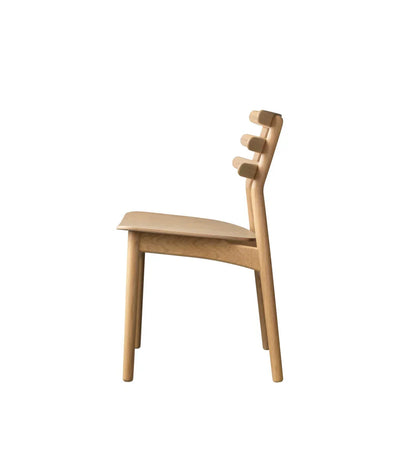 FDB Møbler J48 Chair, Nature Lacquered Oak/Nature Veneer