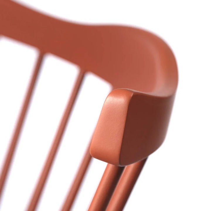 FDB Møbler J52G Rocking Chair, Brick Red Painted Beech – rosendahl.com