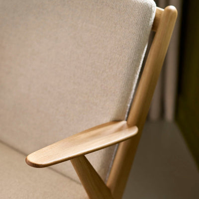 FDB Møbler J53 Armchair, Nature Oiled Oak/Beige