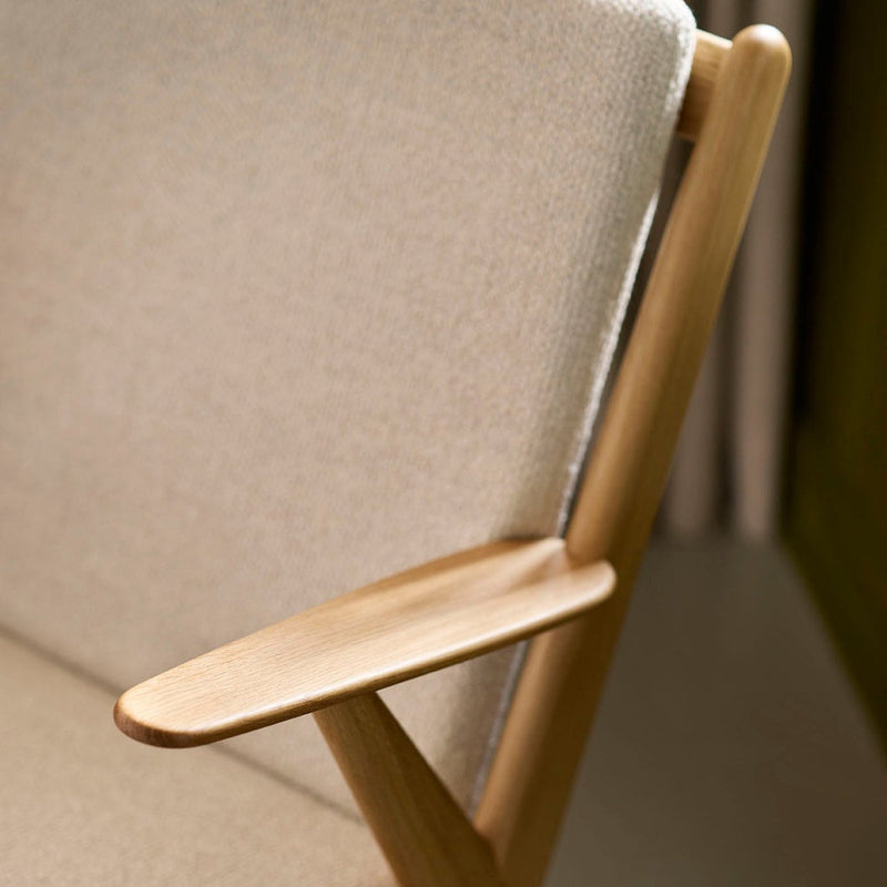 FDB Møbler J53 Armchair, Nature Oiled Oak/Beige
