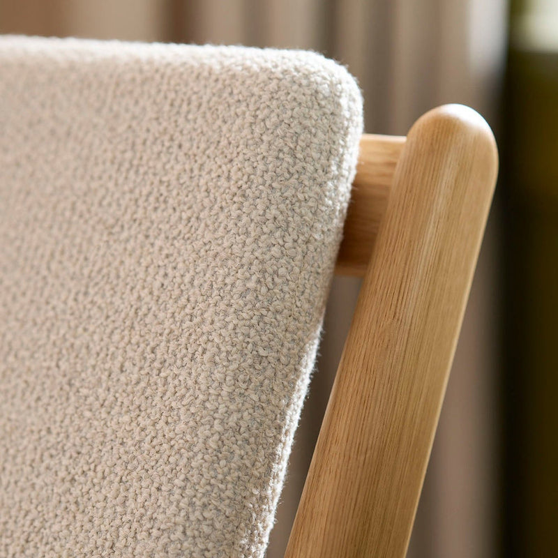 FDB Møbler J53 Armchair, Nature Oiled Oak/Beige