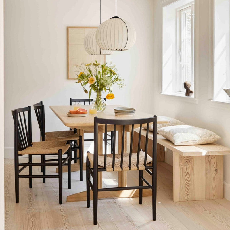 FDB Møbler J80 Chair, Jet Black Painted Beech