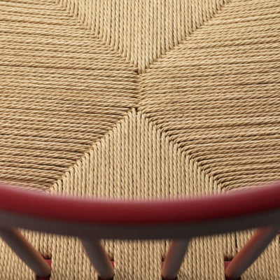 FDB Møbler J80 Chair, Ruby Red Painted Beech