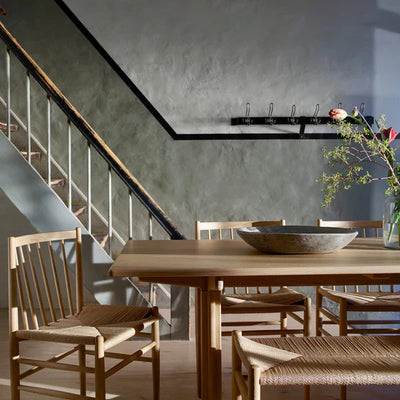 FDB Møbler J80 Chair, Nature Lacquered Oak