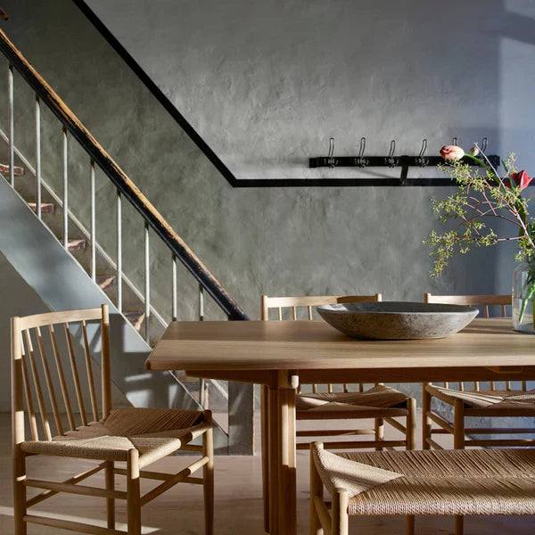 FDB Møbler J80 Chair, Nature Lacquered Oak