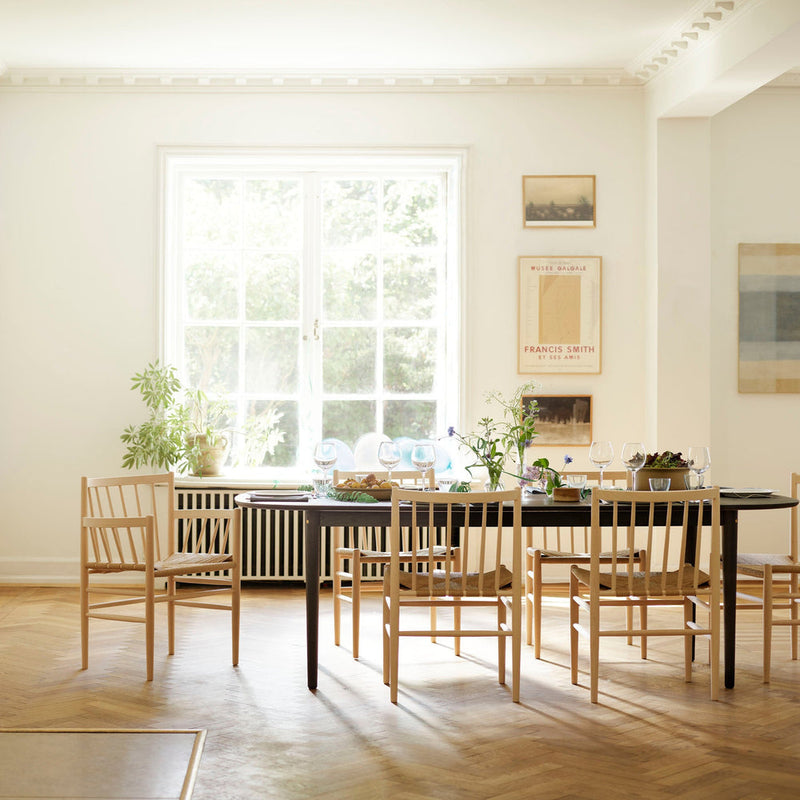 FDB Møbler J81 Chair, Nature Lacquered Oak