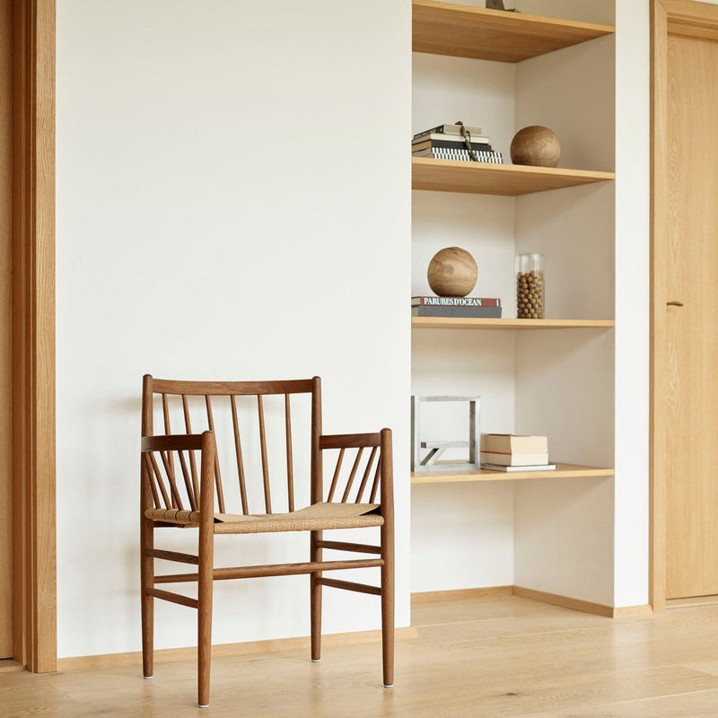 FDB Møbler J81 Chair, Smoked Oiled Oak