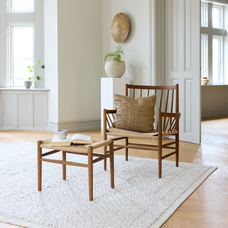 FDB Møbler J83 Stool, Smoked Oiled Oak