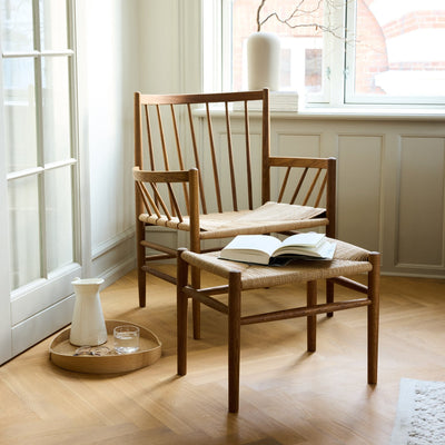 FDB Møbler J83 Stool, Smoked Oiled Oak