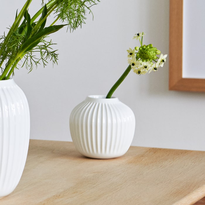 Kähler Hammershøi Vase, White, H: 5.1