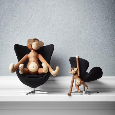 Kay Bojesen Parent & Child Monkey, Teak/Limba