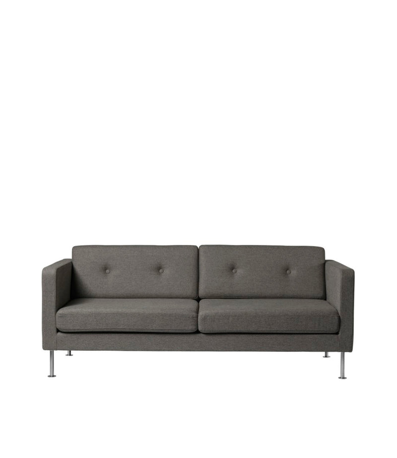 FDB Møbler L42 Firhøj 3 Pers. Couch, Steel/Grey