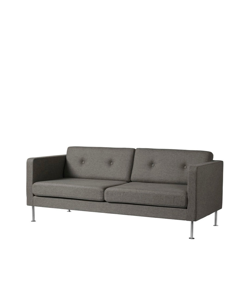 FDB Møbler L42 Firhøj 3 Pers. Couch, Steel/Grey