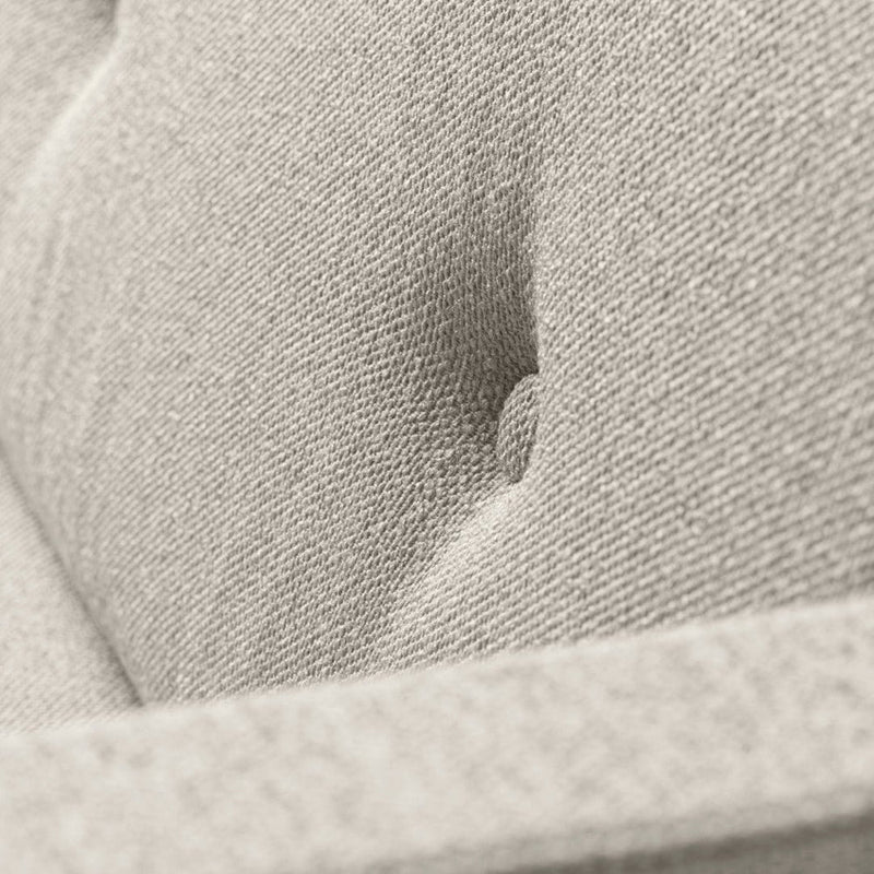 FDB Møbler L42 Firhøj 2,5 Pers. Couch, Nature Lacquered Oak/Beige/Grey