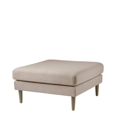 FDB Møbler L42 Firhøj Pouf Module, Nature Lacquered Oak/Beige