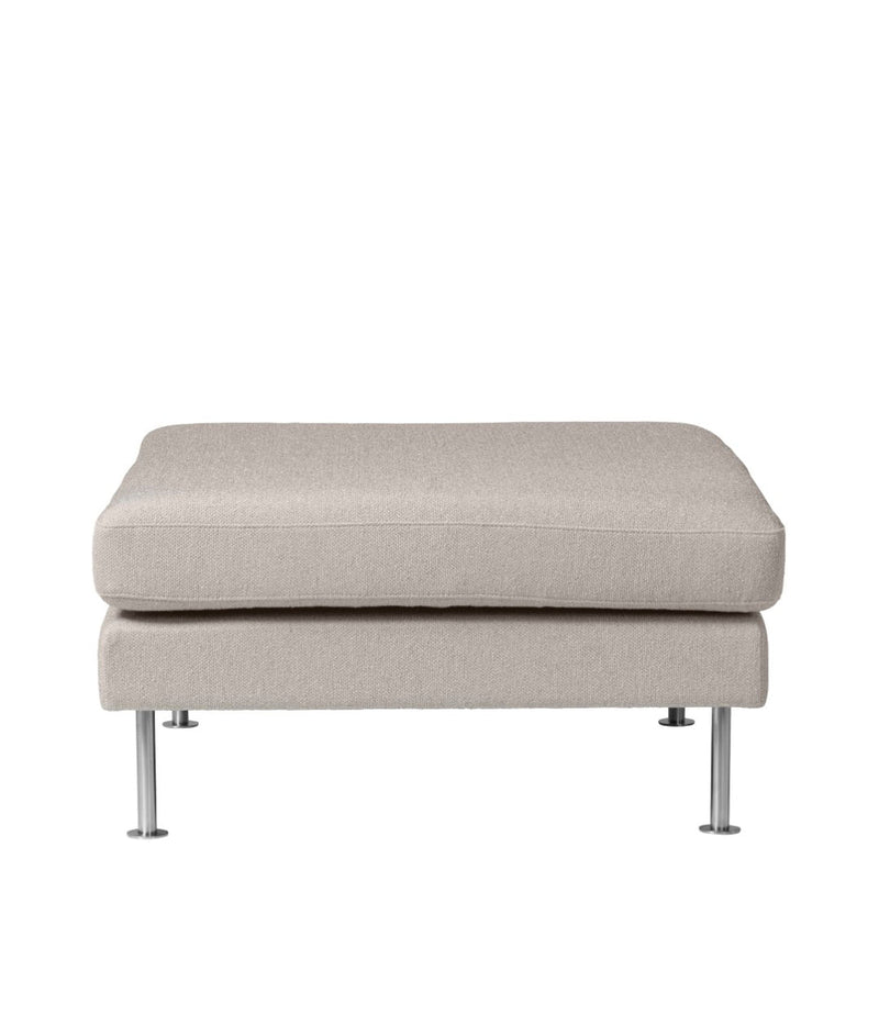 FDB Møbler L42 Firhøj Pouf Module, Steel/Beige/Grey