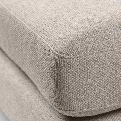 FDB Møbler L42 Firhøj Pouf Module, Steel/Beige/Grey