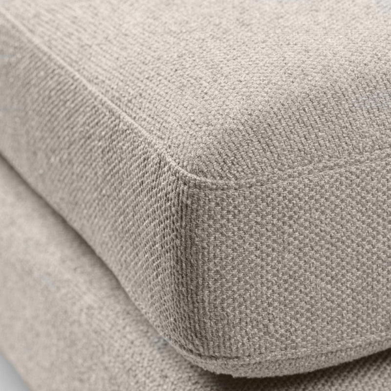 FDB Møbler L42 Firhøj Pouf Module, Steel/Beige/Grey