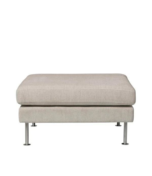 FDB Møbler L42 Firhøj Pouf Module, Steel/Beige