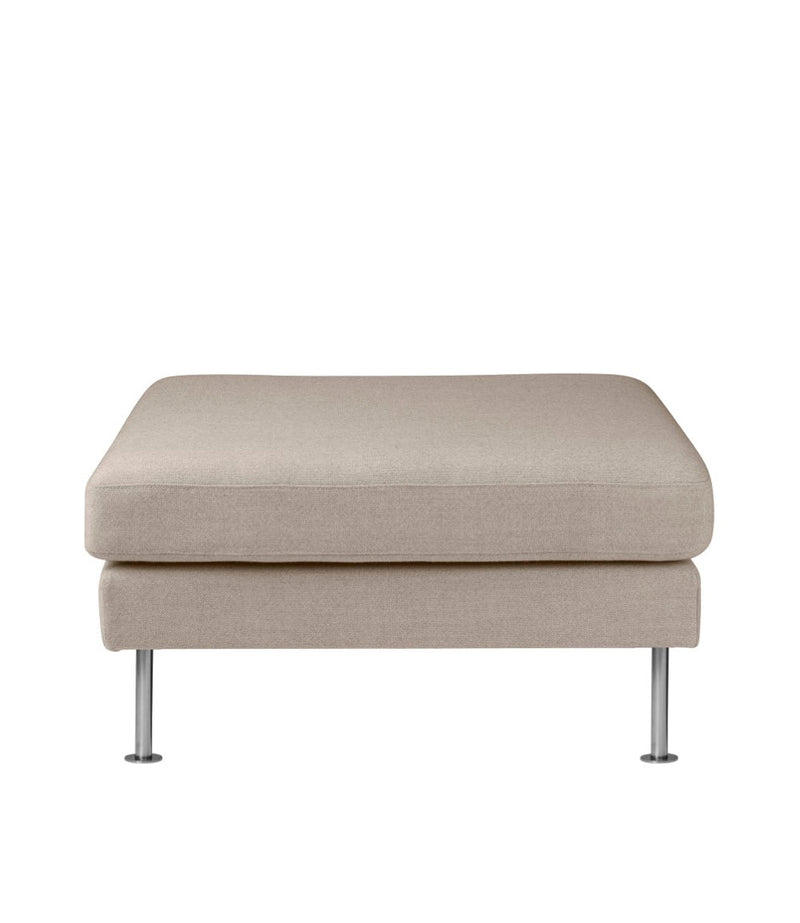 FDB Møbler L42 Firhøj Pouf Module, Steel/Beige