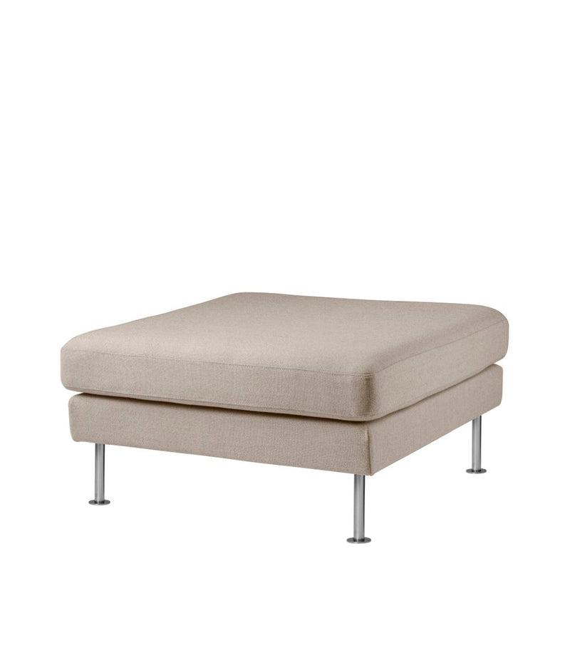 FDB Møbler L42 Firhøj Pouf Module, Steel/Beige