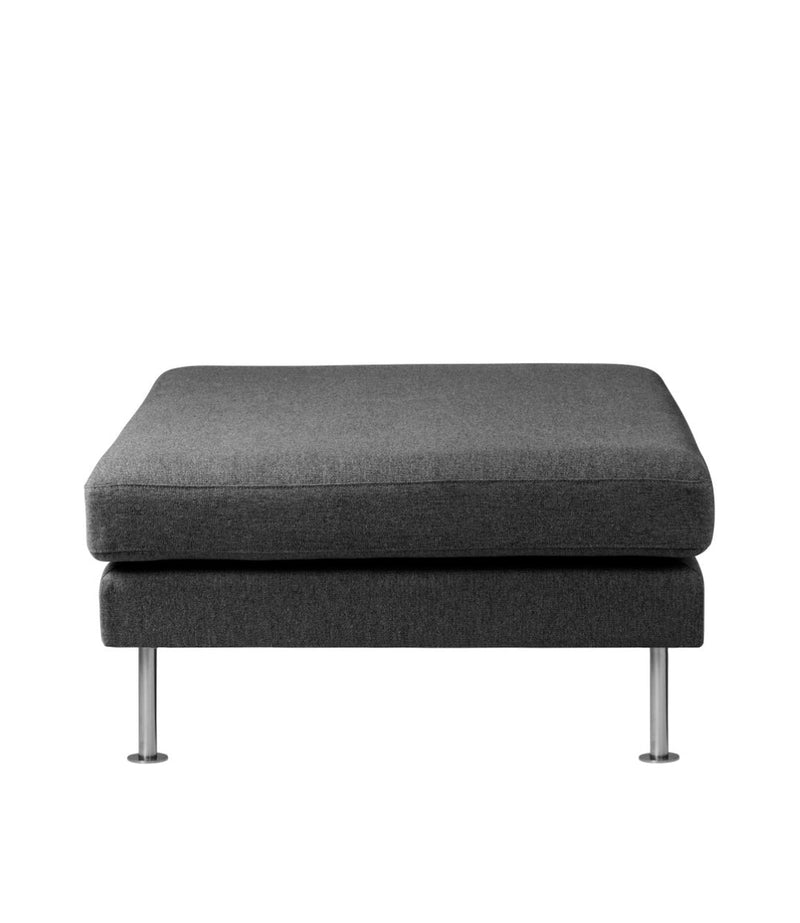 FDB Møbler L42 Firhøj Pouf Module, Steel/Dark Grey