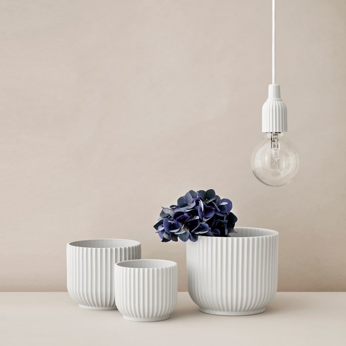Lyngby Flower Pot, White – rosendahl.com