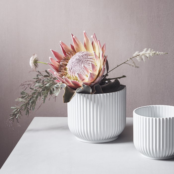 Lyngby Flower Pot, White – rosendahl.com