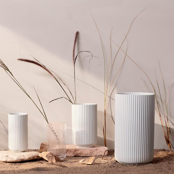 Lyngby Porcelæn Vase Set, Porcelain, 3 pc.