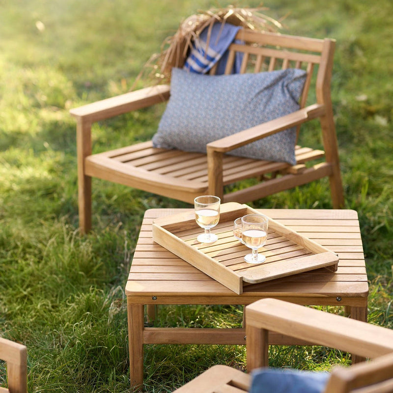 FDB Møbler M19 Sammen Lounge Table, Solid Nature Oiled Teak