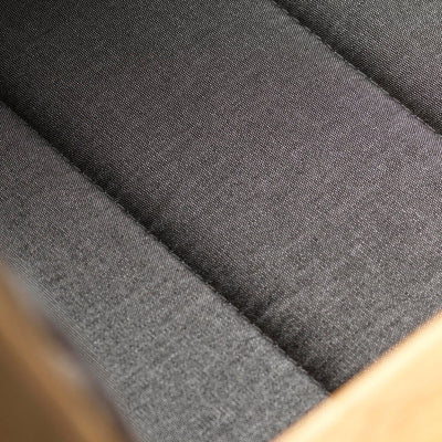 FDB Møbler M22 Sammen Seat Cushion, Anthracite Grey, Fits M11 3 Pers. Bench w. Backrest