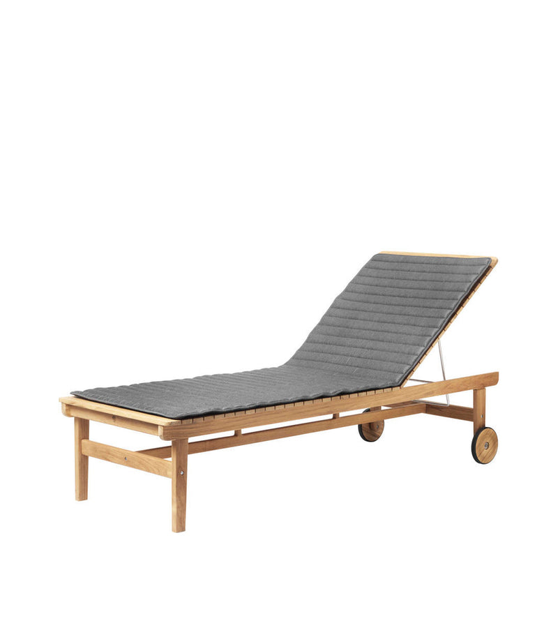 FDB Møbler M22 Sammen Seat Cushion, Anthracite Grey, Fits M8 Sun Lounger