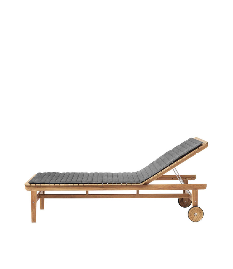 FDB Møbler M22 Sammen Seat Cushion, Anthracite Grey, Fits M8 Sun Lounger