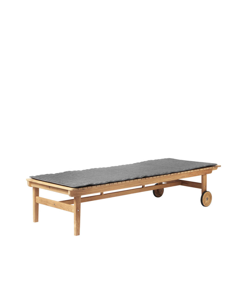 FDB Møbler M22 Sammen Seat Cushion, Anthracite Grey, Fits M8 Sun Lounger