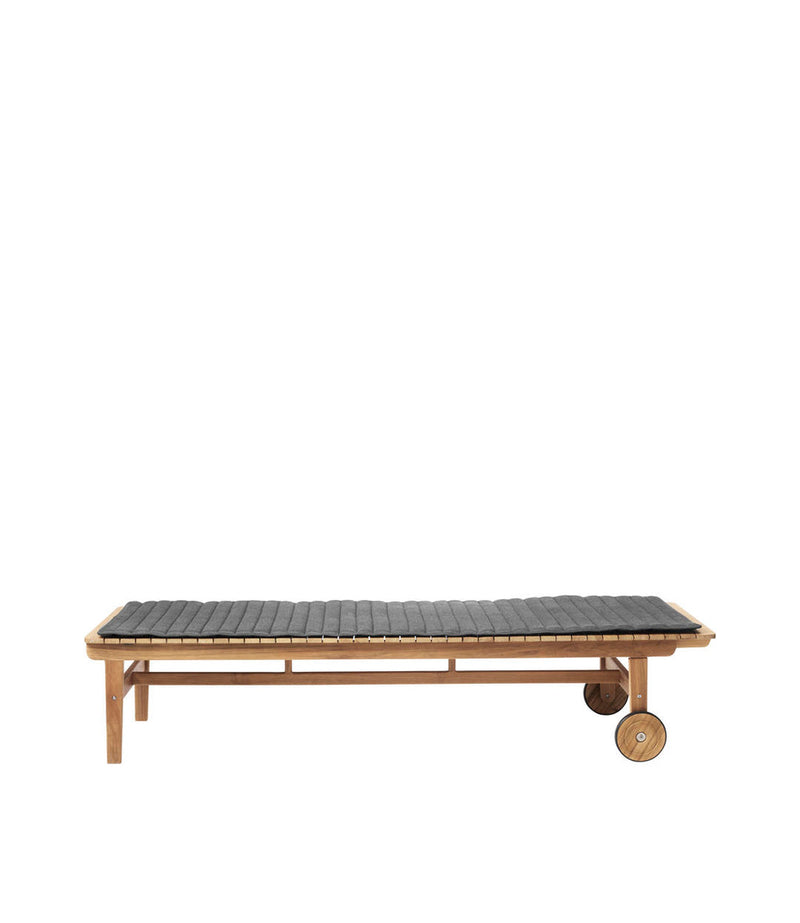 FDB Møbler M22 Sammen Seat Cushion, Anthracite Grey, Fits M8 Sun Lounger