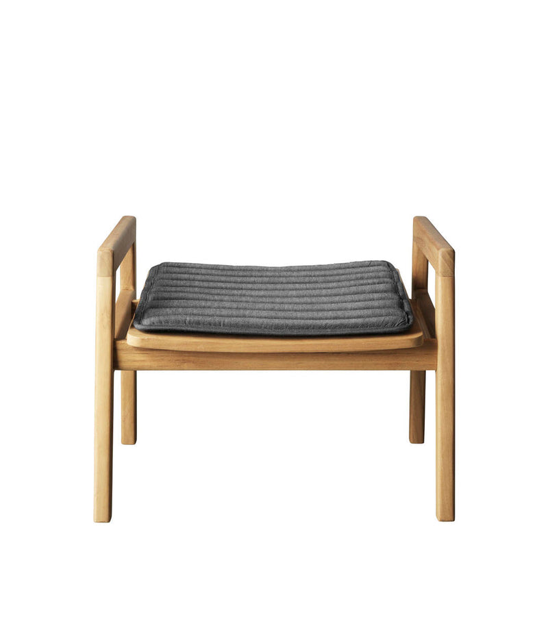 FDB Møbler M22 Sammen Seat Cushion, Anthracite Grey, Fits M7 Footstool