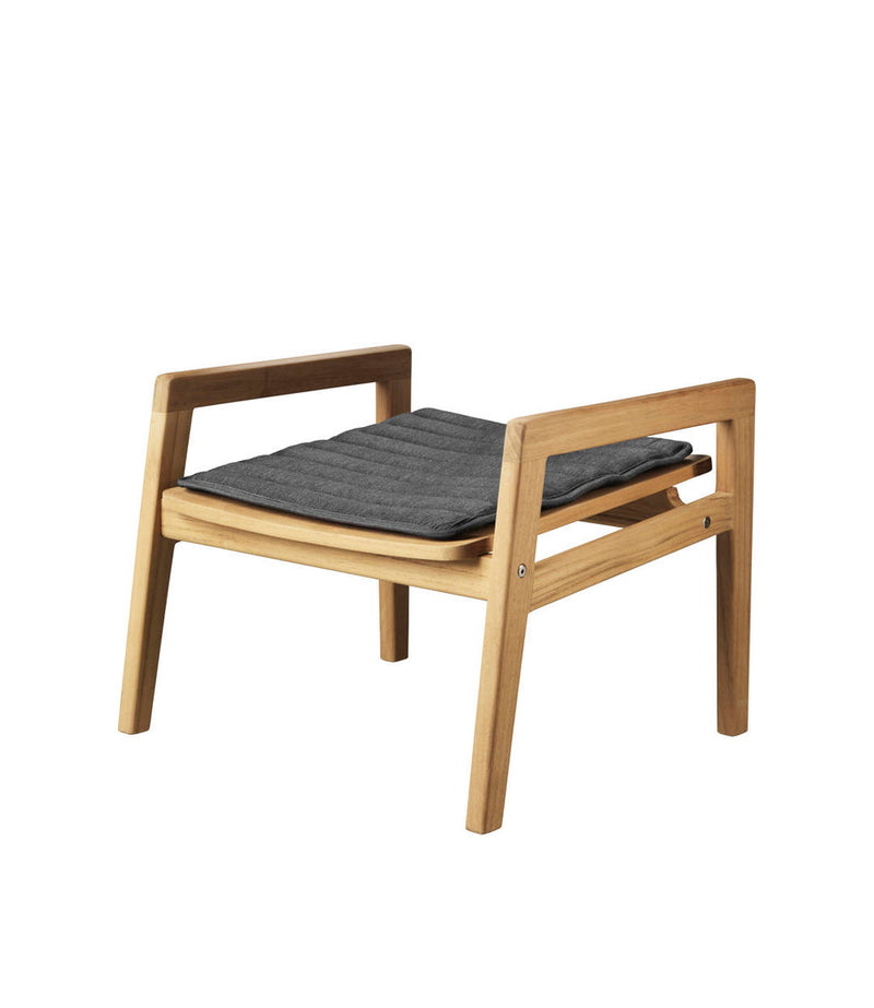 FDB Møbler M22 Sammen Seat Cushion, Anthracite Grey, Fits M7 Footstool