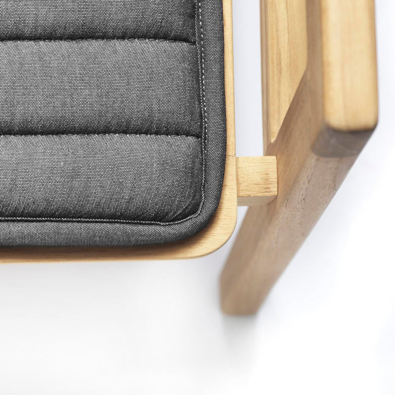 FDB Møbler M22 Sammen Seat Cushion, Anthracite Grey, Fits M7 Footstool