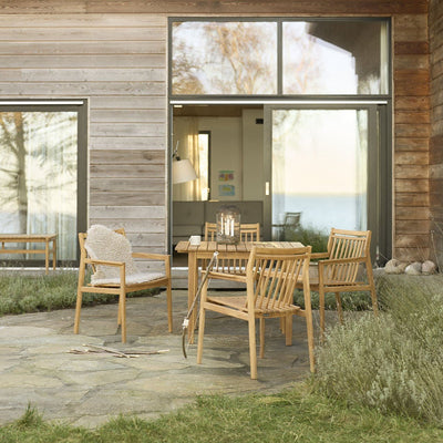 FDB Møbler M3 Sammen Garden Table, Solid Nature Oiled Teak, Small