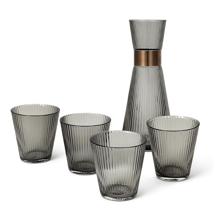 Rosendahl Grand Cru Nouveau Carafe and Tumbler Set, 5 Pcs