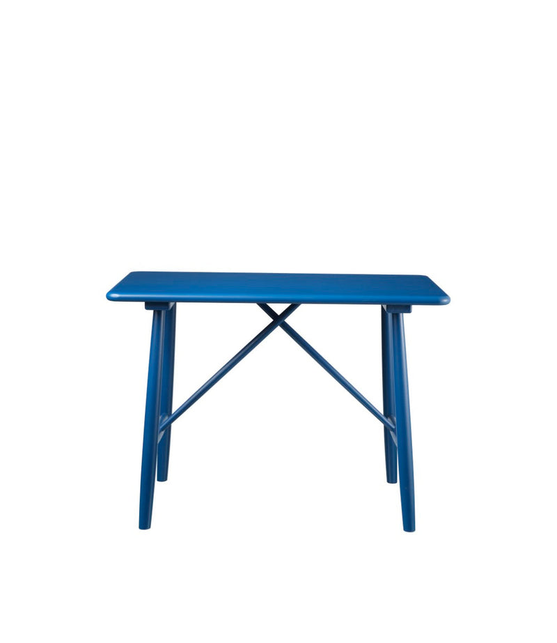 FDB Møbler P10 Children’s Table, Solid Blue Painted Beech