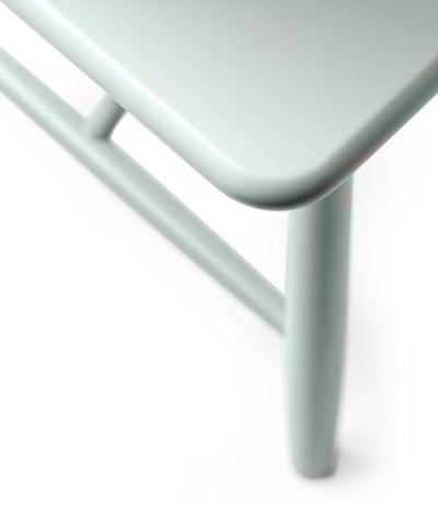 FDB Møbler P10 Children's Table, Solid Blue Grey Painted Beech